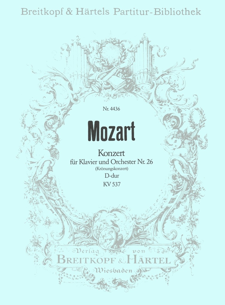 Piano Concerto [No. 26] in D major, KV.537 (Full score)