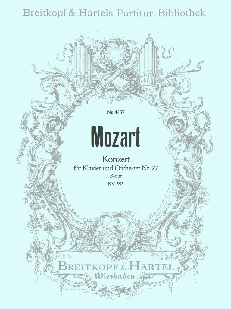 Piano Concerto [No. 27] in Bb major, KV.595 (Full score)