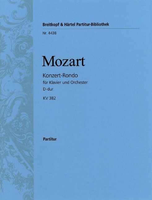 Concert Rondo in D major, KV.382 (Full score)