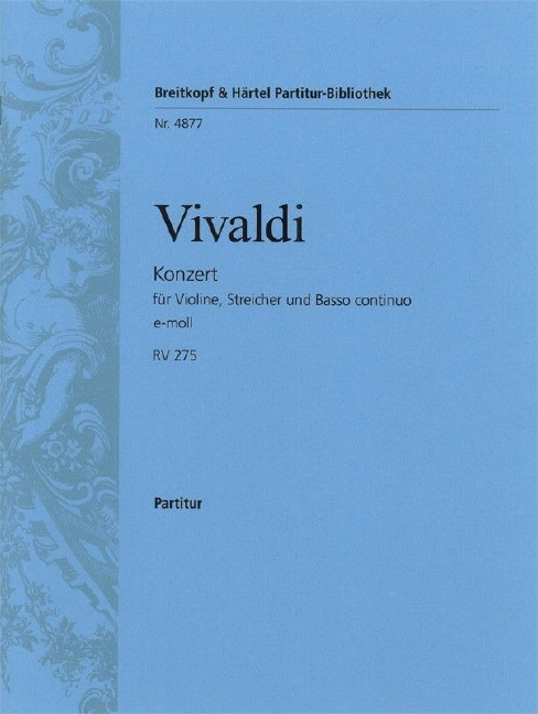 Concerto in E minor, RV.275 (Full score)
