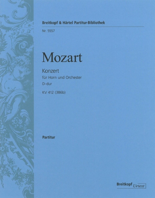 Horn concerto [No. 1], KV.412 (386b) (Full score)