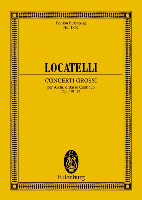 12 Concerti grossi, Op.1 (Study score) (Concerti grossi 9 - 12)