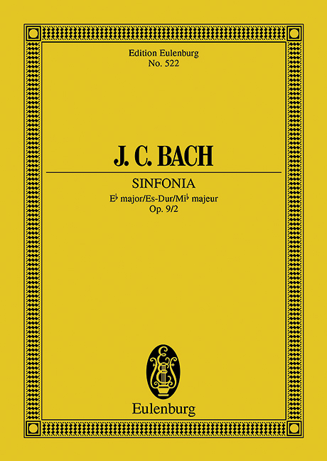 Sinfonia in Eb major, Op.9/2 (Study score)