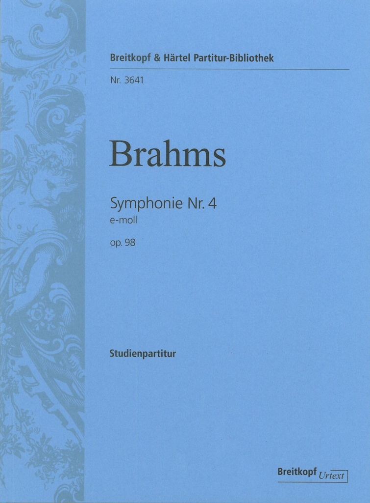 The Symphonies - Study Scores (Symphony No.4 in E minor Op. 98)