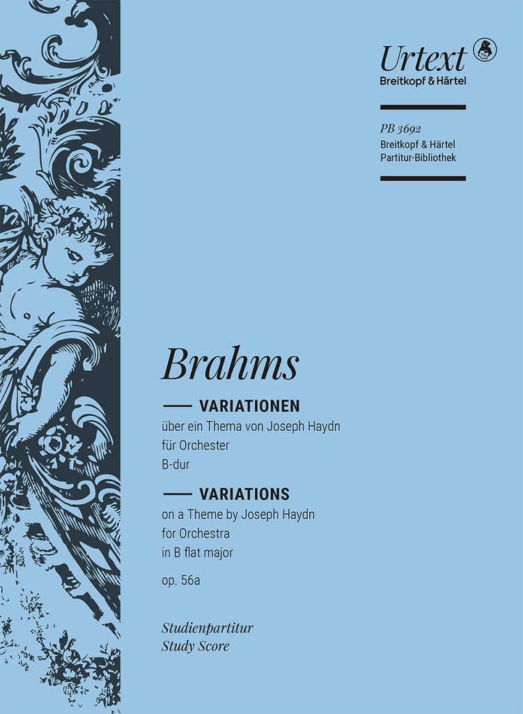 Variations on a Theme by Joseph Haydn in Bb major, Op.56a (Study score)