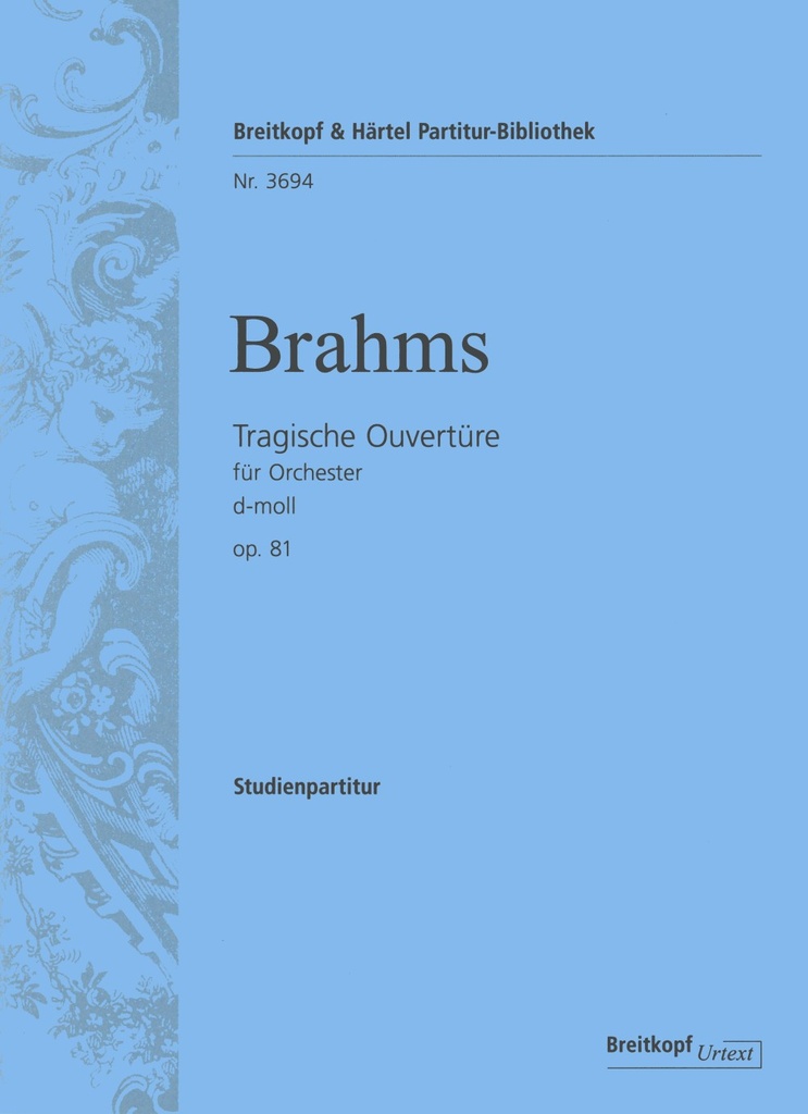 Tragic Overture in D minor, Op.81 (Study score)
