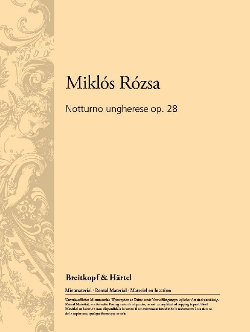 Notturno ungherese, Op.28 (Study score)