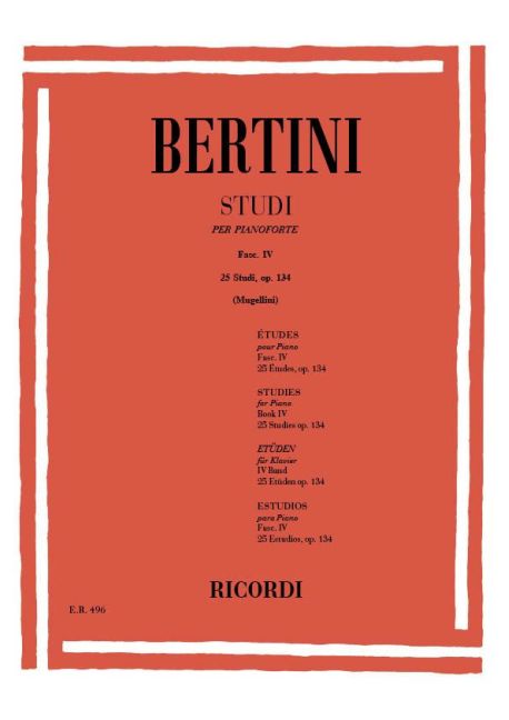 25 Studi, Op.134 (RICORDI)