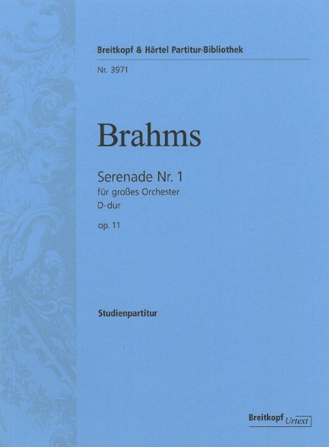 Serenade No.1 in D major, Op.11 (Study score)
