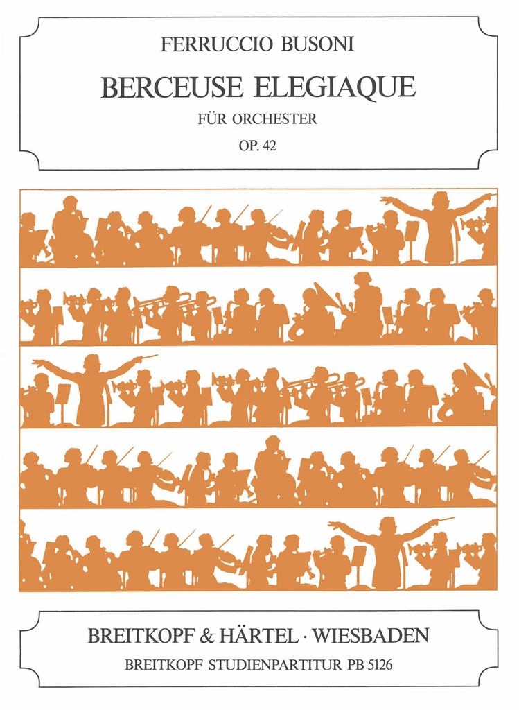 Berceuse élégiaque, Op.42 K 252a (Study score)