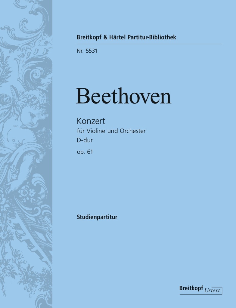 Violin Concerto in D major, Op.61 (Study score)