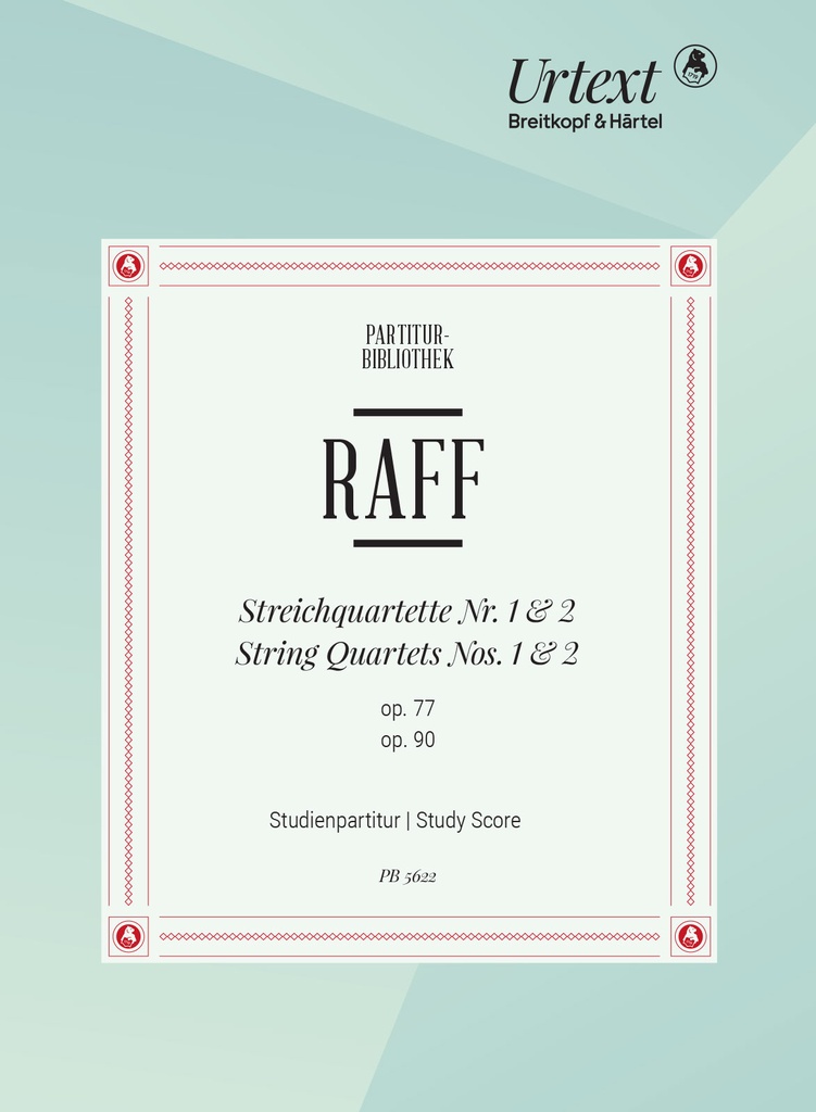 String Quartets No.1 d minor, Op.77 and No.2 A mejor, Op.90 (Study score)