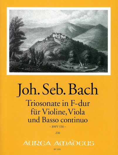 Trio sonata F major, BWV.530 (Score and parts)