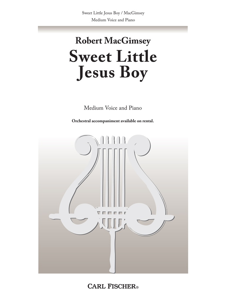 Sweet little Jesus Boy (Medium voice)