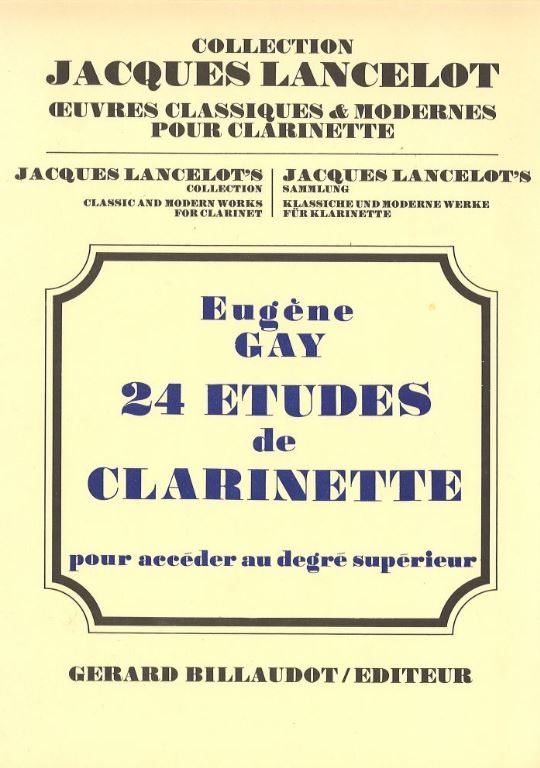 24 Etudes de Clarinette