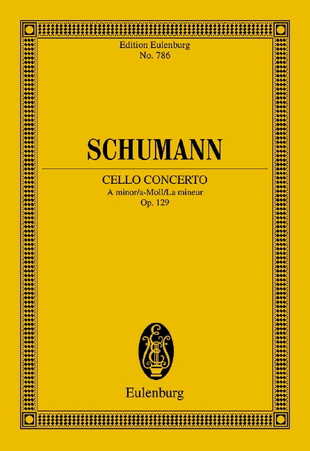 Concerto for cello and orchestra, Op.129 (Study score)