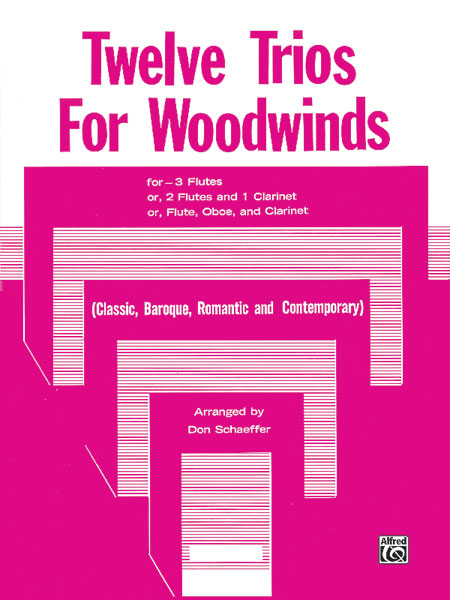 12 Trios for Woodwinds