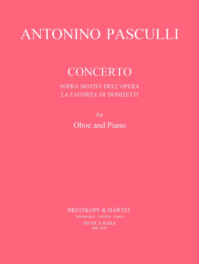 Concerto Sopra Motivi dell'Opera La Favorita di Donizetti