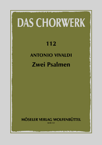 2 Psalmen, RV.604 & RV.606 (Score / Choral score)