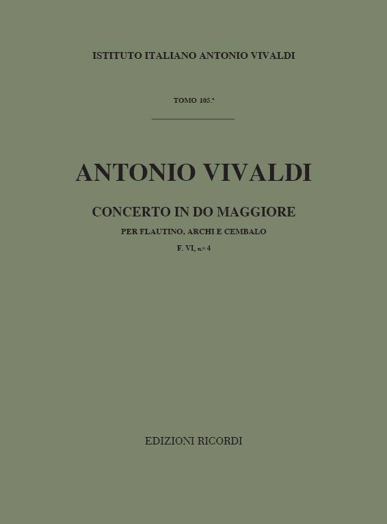 Concerto per flautino in C, F.VI/4, RV.443 (Score)