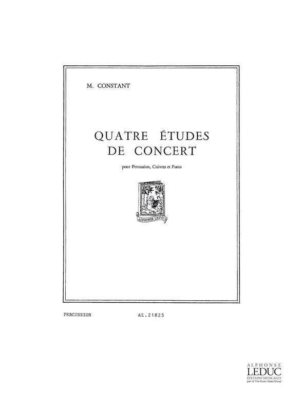 4 Etudes de concert - Percussion