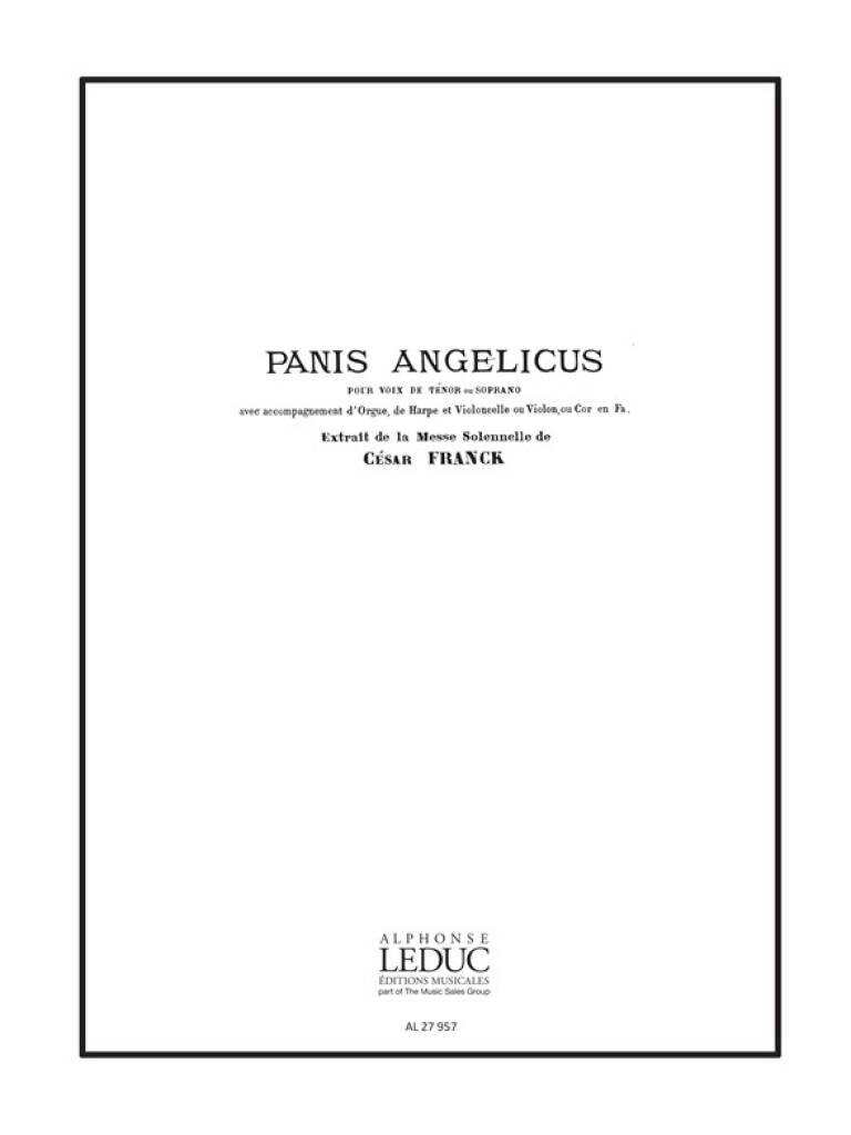 Panis Angelicus (A major - Score & parts)