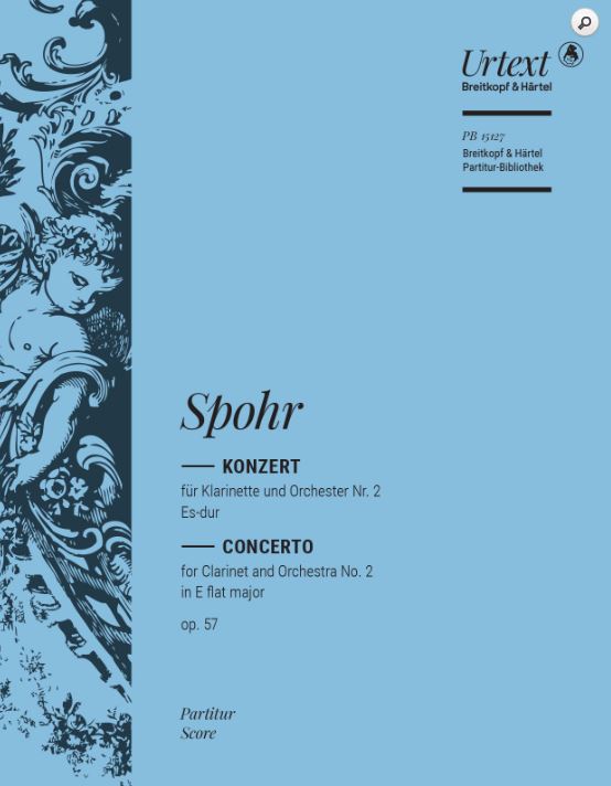 Clarinet Concerto No. 2 in E flat major, Opus 57 (Full score)