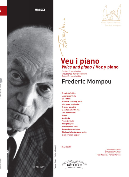 Veu i Piano, Vol.4 Unpublished Works Collection