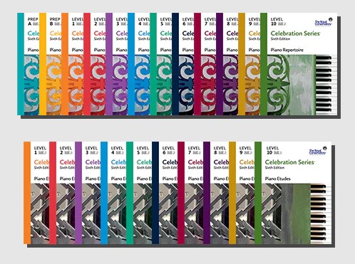 Complete 22-Book Celebration Series Repertoire and Etudes Set (Sixth edition)