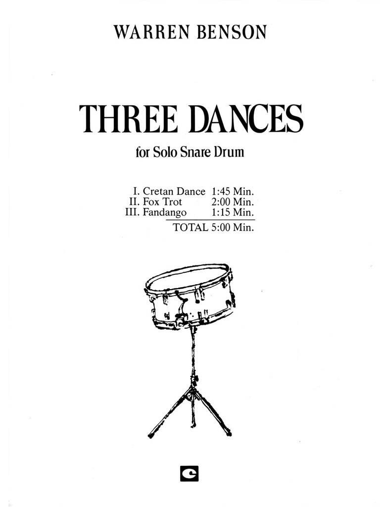 Three Dances for Solo Snare Drum