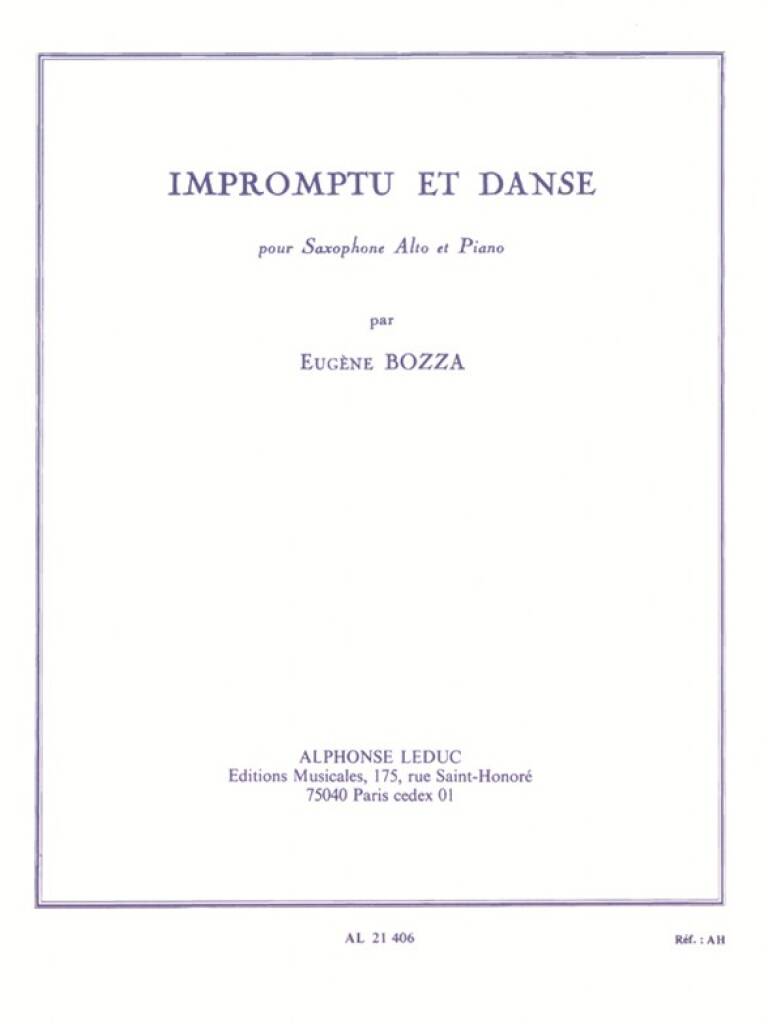 Impromptu et Danse