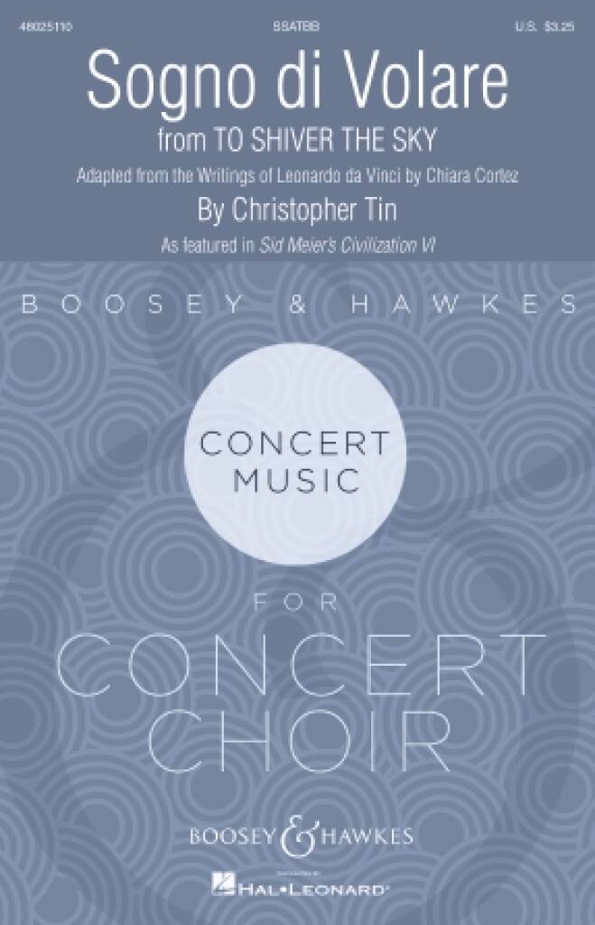 Sogno di Volare (The dream of flight) (Vocal score)