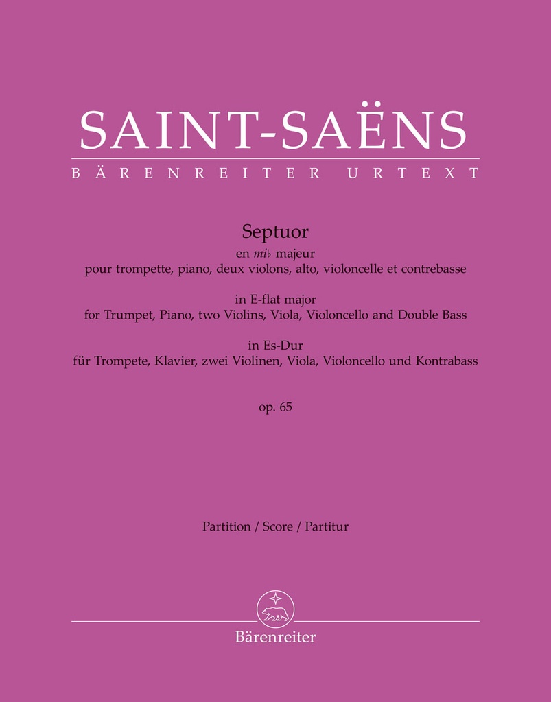 Septuor in E-flat major, Opus 65 (Score)