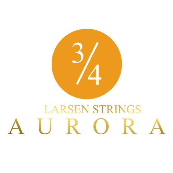 Snaren Larsen Aurora voor 3/4 Cello (Set medium tension)