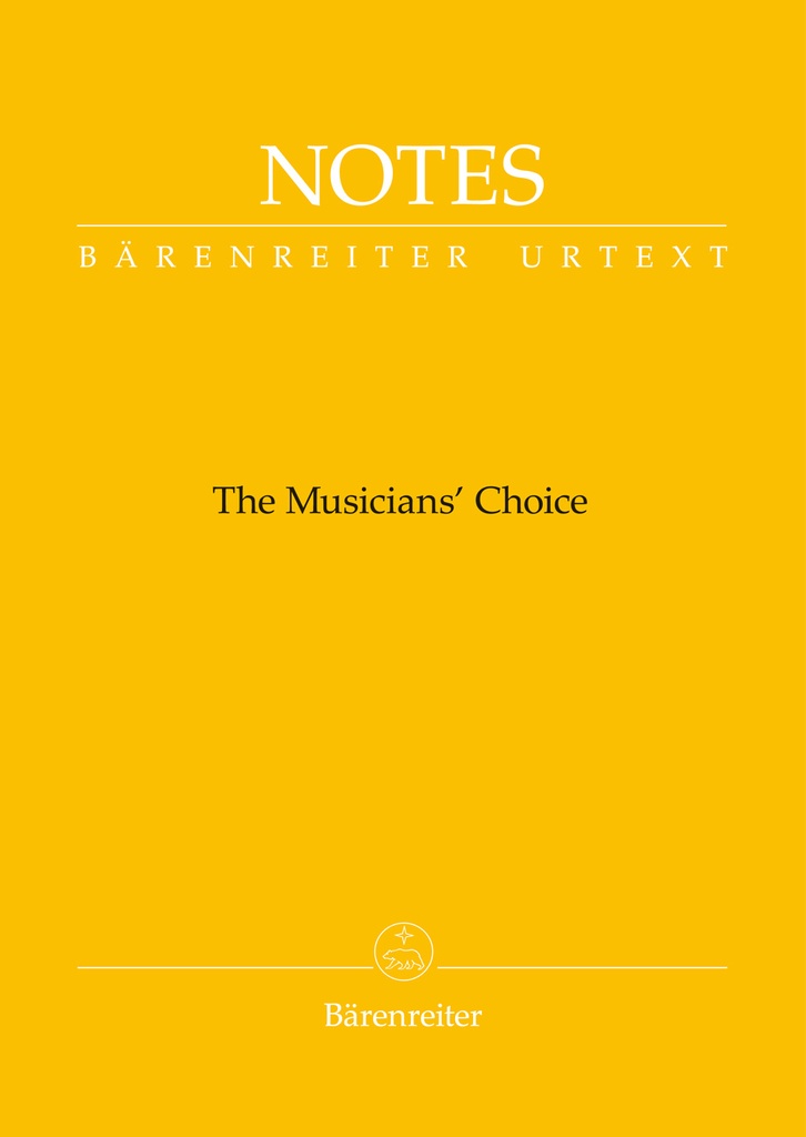 Notes - The Musician's Choice Notebook (Schubert yellow cover)