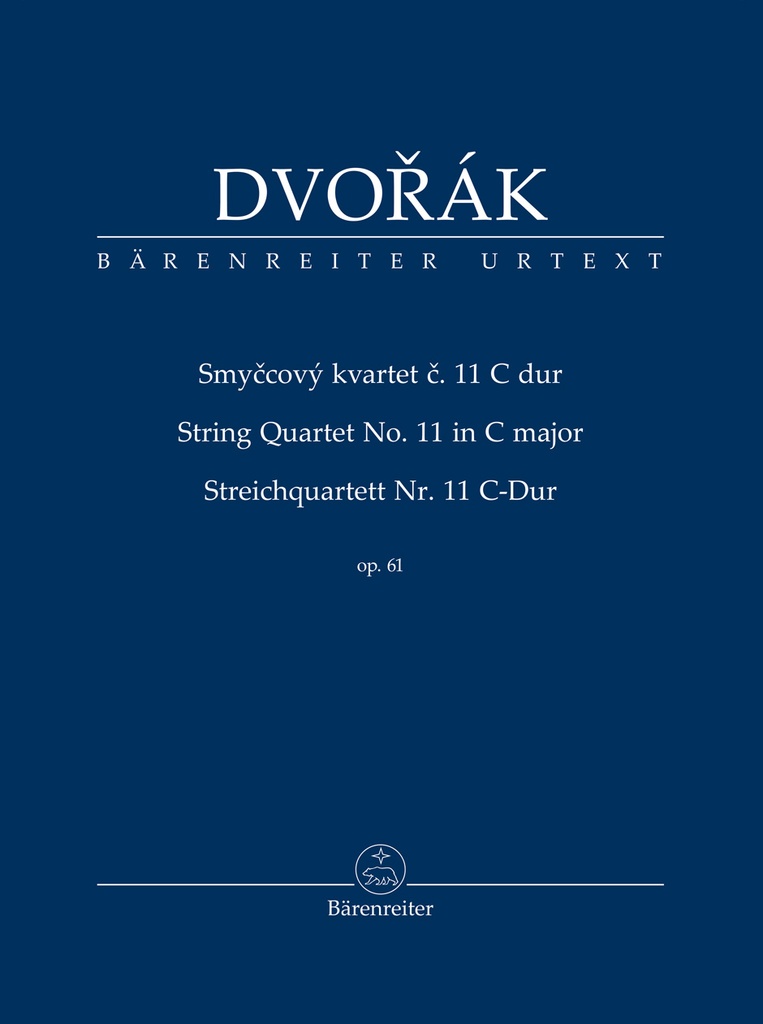 String Quartet no. 11 in C major op. 61 (Study score)