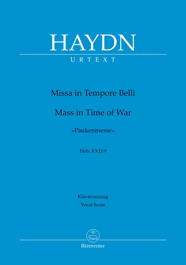 Missa in Tempore Belli Hob. XXII:9 "Mass in Time of War" (Vocal score)