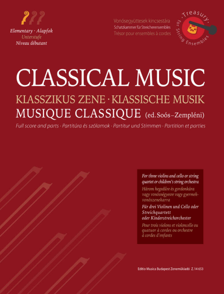 Classical Music For Children's String Orchestra (Score & parts)