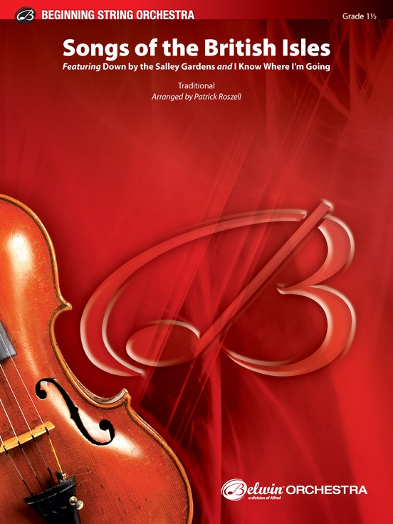 Songs from the British Isles (Beginning string orchestra) (Score & parts)