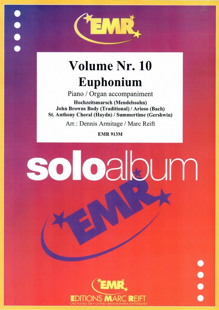 Solo Album - Volume 10 (Euphonium)
