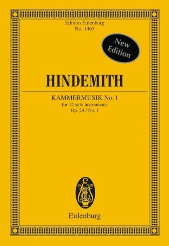 Kammermusik No.1 (Study score)