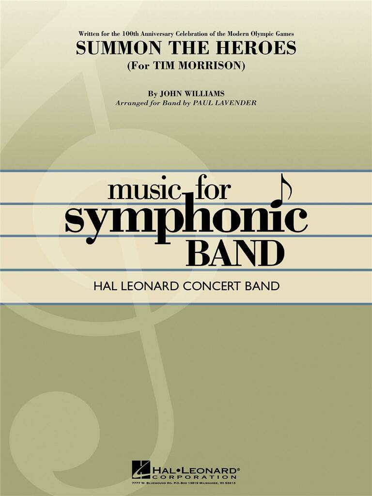 Summon the Heroes (Score & parts)