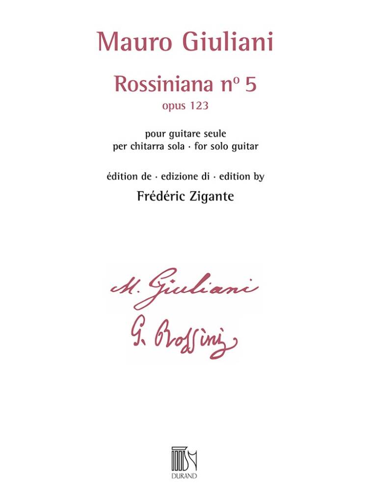 Rossiniana No.5, Op.123