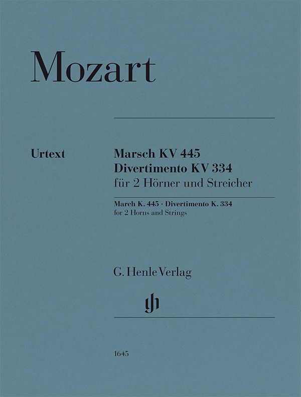 March K. 445 and Divertimento K. 334