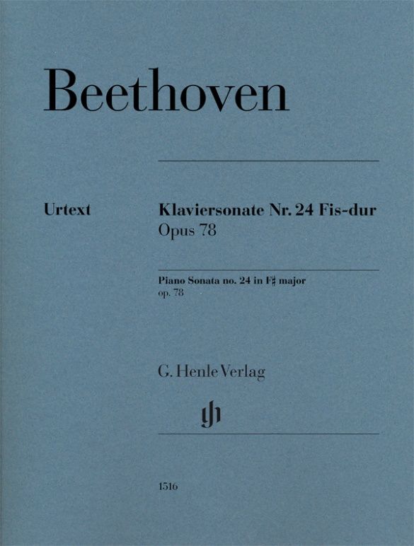 Piano Sonata no. 24 F sharp major op. 78