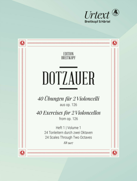 40 Exercises for 2 Violoncellos from Op. 126
