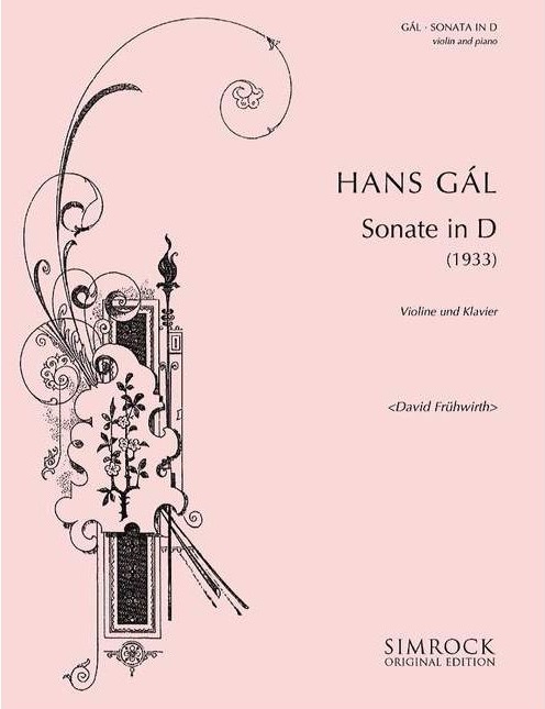 Sonate in D (1933)