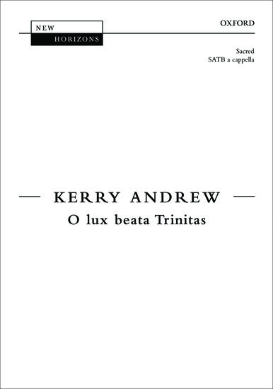 O Lux Beata Trinitas (Vocal score)