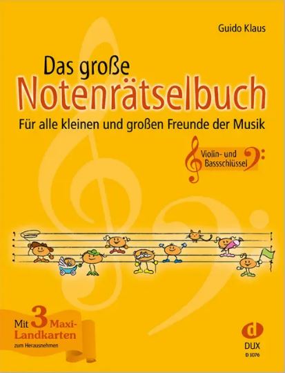 Das große Notenrätselbuch (Violin- und Bassschlüssel)