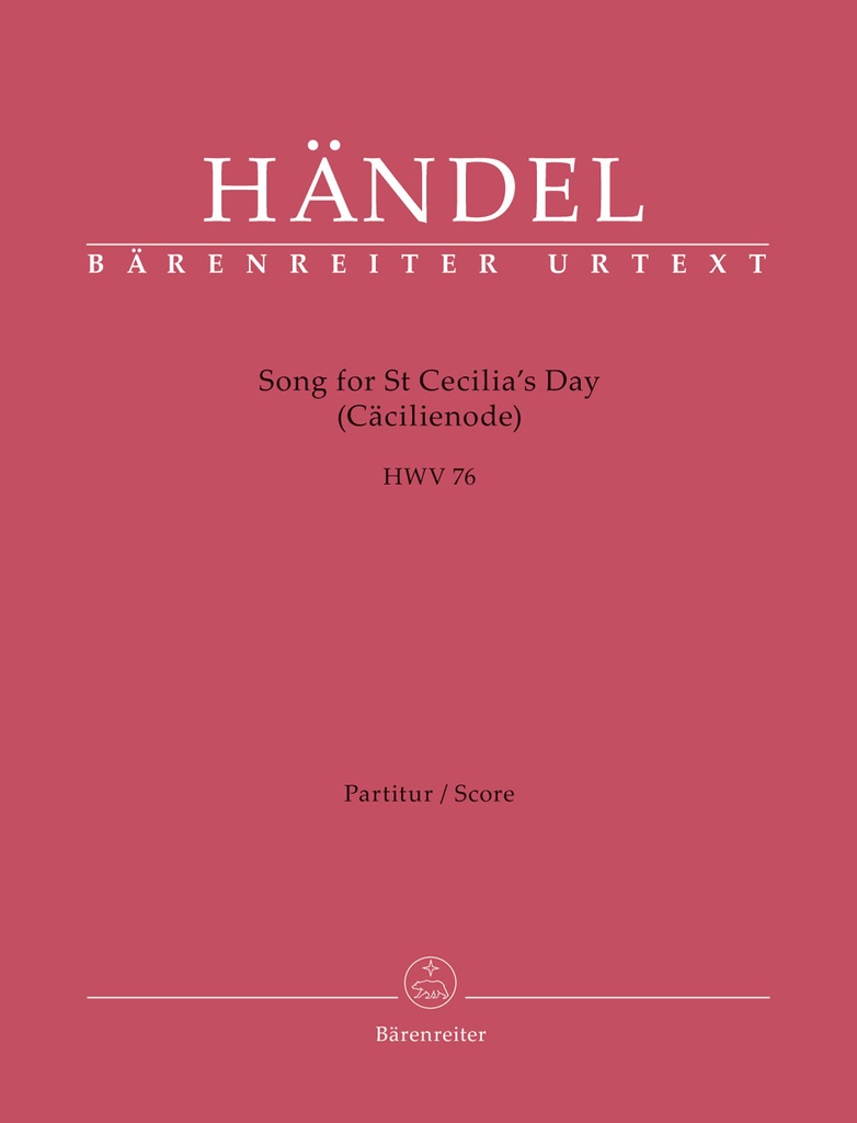 Song for St Cecilia's Day, HWV.76 (Score)